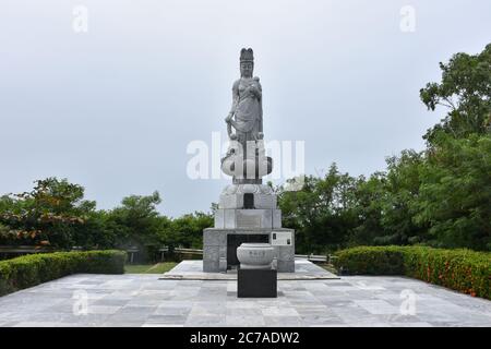 Île Corregidor, Philippines - 31 décembre 2016 : jardin commémoratif japonais pour les victimes de la guerre. Banque D'Images