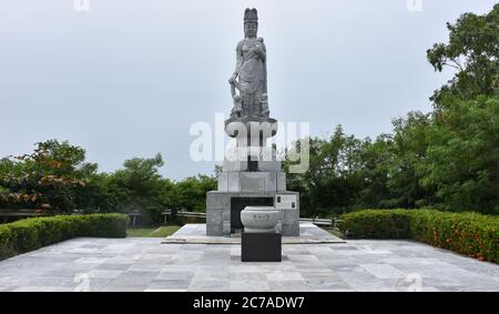 Île Corregidor, Philippines - 31 décembre 2016 : jardin commémoratif japonais pour les victimes de la guerre. Banque D'Images