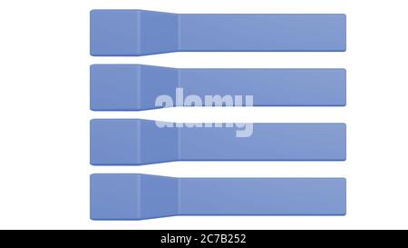 Éléments de conception infographique avec modèle 3 pour diagramme, graphique, présentation et graphique. Concept commercial avec 3 options, pièces, étapes, processus.3d il Banque D'Images