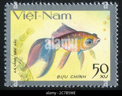 VIET NAM - VERS 1977: Timbre imprimé par le Viet Nam, montre de l'orfèvres, vers 1977 Banque D'Images