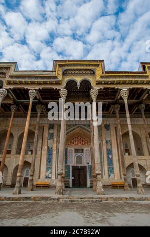 La mosquée Bolo Haouz est une mosquée historique à Boukhara, en Ouzbékistan. Banque D'Images