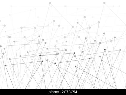 Résumé technologie connexion bas poly lignes arrière-plan. Conception vectorielle Illustration de Vecteur