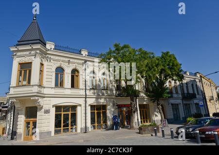 Tbilissi : rue Giorgi Antoneli. République de Géorgie Banque D'Images
