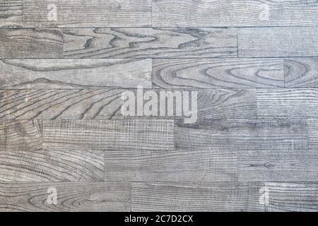 parquet en bois gris avec une belle texture. Banque D'Images