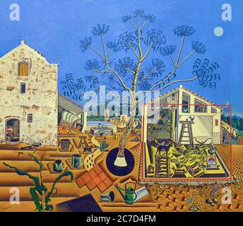 La ferme, Joan Miro, 1921-1922, National Gallery of Art, Washington DC, USA, Amérique du Nord Banque D'Images