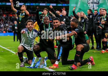 1er mars 2020, Wembley Stadium, Londres, Angleterre; finale de la Carabao Cup, Aston Villa v Manchester City : Banque D'Images