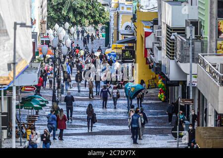 Florianópolis (SC), 16/07/2020 - coronavirus / Aumento de casos - Santa Catarina vive seu momento mis crítico durante a pandemia do COVID-19. 18 muni Banque D'Images