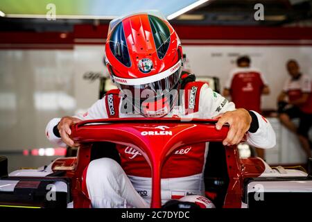 Hungaroring, Budapest, Hongrie. 16 juillet 2020. Grand Prix de F1 de Hongrie, arrivée des pilotes et journée d'inspection des pistes; 88 Robert Kubica POL, Alfa Romeo Racing ORLEN crédit: Action plus Sports/Alay Live News Banque D'Images