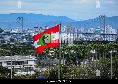 Florianópolis (SC), 16/07/2020 - coronavirus / Aumento de casos - Santa Catarina vive seu momento mis crítico durante a pandemia do COVID-19. 18 muni Banque D'Images