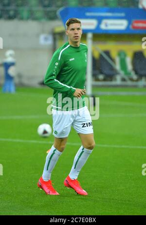 Saint-Gall, Suisse. Saint-Gall, Suisse. 16 juillet 2020. 16.07.2020, Saint-Gall, Kybunpark, Super League de football: FC St. Gall 1879 - FC Luzern, # 13 Cedric Itten (St. Gallen) crédit: SPP Sport presse photo. /Actualités en direct d'Alay Banque D'Images