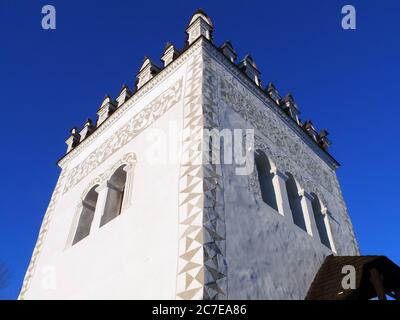 Château de Strazky, Spišská Belá, Szepesbéla, Nagyőri katély, Zipser Bela, district de Kežmarok dans la région de Prešov, Slovaquie, Europe Banque D'Images