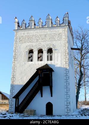 Château de Strazky, Spišská Belá, Szepesbéla, Nagyőri katély, Zipser Bela, district de Kežmarok dans la région de Prešov, Slovaquie, Europe Banque D'Images