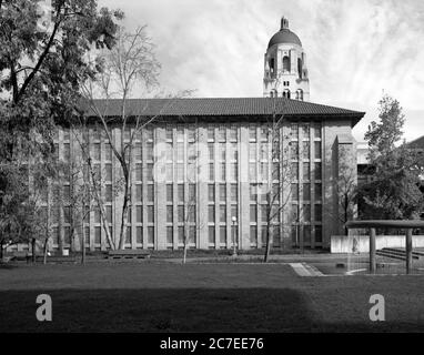 Cecil H. Green Library (à l'origine Stanford University Library), Stanford University, Palo Alto, Californie, États-Unis, Historic American Buildings Survey Banque D'Images