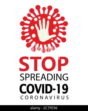 World Corona virus Attack concept. Lutte mondiale/terre contre le virus Corona. Concept de lutte contre le virus, le danger et la maladie à risque pour la santé publique, isol Illustration de Vecteur