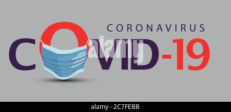 World Corona virus Attack concept. Lutte mondiale/terre contre le virus Corona. Concept de lutte contre le virus, le danger et la maladie à risque pour la santé publique, isol Illustration de Vecteur