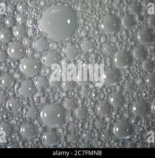 bulles de savon en macro Banque D'Images