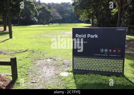 Reid Park, Mosman Bay, Mosman, Sydney, Nouvelle-Galles du Sud, Australie Banque D'Images