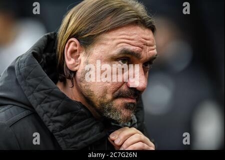 1er février 2020, St. James's Park, Newcastle, Angleterre; Premier League, Newcastle United contre Norwich City : directeur de la ville de Norwich Daniel Farke Banque D'Images