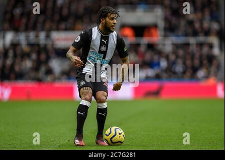 1er février 2020, St. James's Park, Newcastle, Angleterre; Premier League, Newcastle United contre Norwich City : DeAndre Yedlin (22) de Newcastle United en action Banque D'Images