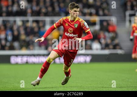 1er février 2020, St. James's Park, Newcastle, Angleterre; Premier League, Newcastle United contre Norwich City : Sam Byram (3) de Norwich City Banque D'Images