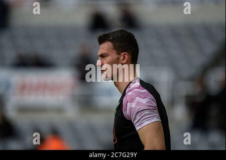 1er février 2020, St. James's Park, Newcastle, Angleterre; Premier League, Newcastle United contre Norwich City : Banque D'Images