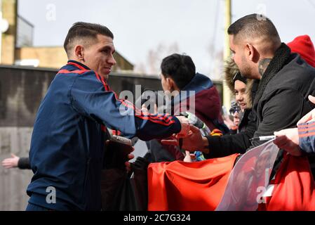 2 Février 2020, Turf Moor, Burnley, Angleterre; Premier League, Burnley Et Arsenal : Banque D'Images