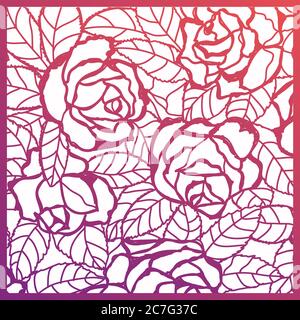 Motif sans couture avec roses. Fleurs et bourgeons réalistes. Vecteurs. Illustration de Vecteur