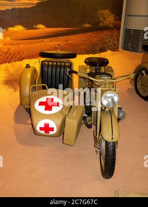 Zundapp KS 650 -1940 avec sidecar, le musée de l'automobile royale Banque D'Images