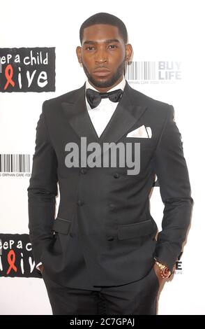 Tinée Tempah participe au Shept A Child Alive ball, à la Roundhouse, dans le nord de Londres. 15 juin 2011 © Paul Treadway Banque D'Images