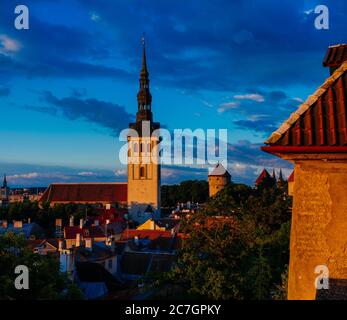 Église Saint-Nicolas, Tallinn Banque D'Images