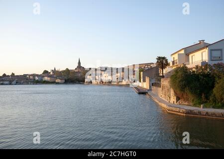 Église Saint Michel, bassin de Castelnaudary, Canal du midi, France, France Banque D'Images