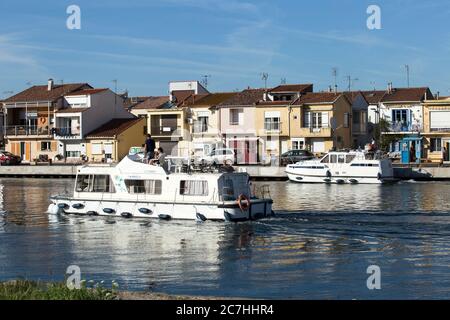 Sete, Canal du midi, France, France Banque D'Images