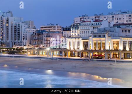 Casino Municpal, Biarritz Banque D'Images