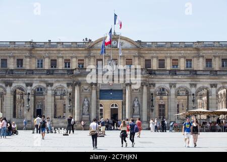 Hôtel de ville, Bordeaux Banque D'Images