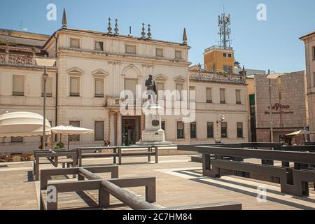 Place Cavour à Padoue, Italie Banque D'Images