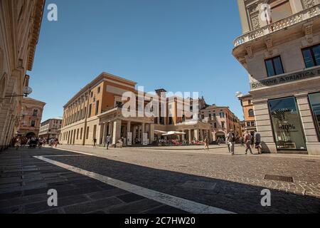 Place Cavour à Padoue, Italie 7 Banque D'Images