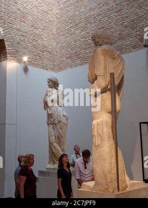 Nouveau musée, intérieur, île aux musées, Berlin, Allemagne Banque D'Images