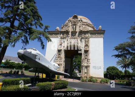 North Hollywood, Californie, États-Unis 17 juillet 2020 UNE vue générale de l'atmosphère du portail des ailes pliées Shrine à l'aviation le 17 juillet 2020 au Valhalla Memorial Park à North Hollywood, Californie, États-Unis. Photo par Barry King/Alay stock photo Banque D'Images