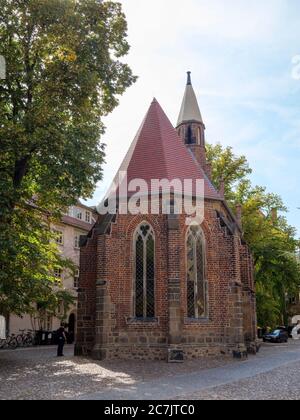 Chapelle de Corpus Christi, Lutherstadt Wittenberg, patrimoine mondial de l'UNESCO, Saxe-Anhalt, Allemagne Banque D'Images