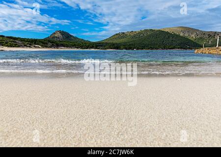 Cala Agulla plage, Cala Ratjada, île de Majorque, Banque D'Images
