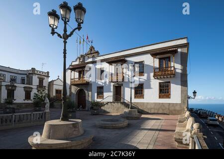 L'hôtel de ville d'Icod de los Vinos, Tenerife, Iles Canaries, Espagne Banque D'Images