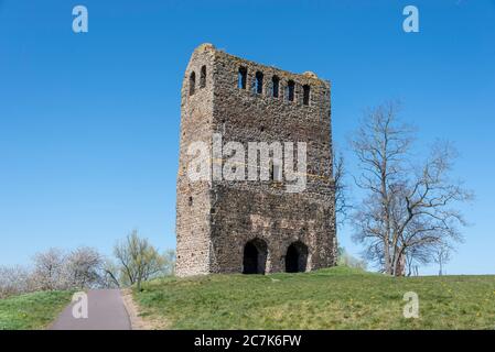 Allemagne, Saxe-Anhalt, Hundisburg, ruine Nordhusen Banque D'Images