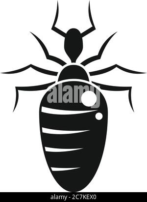 Icône insecte nature. Illustration simple de l'insecte nature bug vecteur icône pour la conception de Web isolé sur fond blanc Illustration de Vecteur