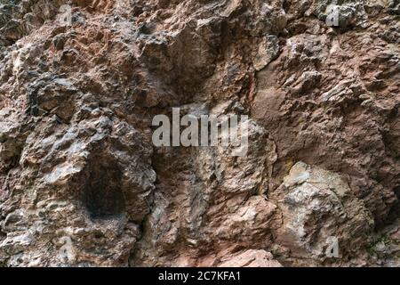 texture rocheuse abîmé. fond de falaise Banque D'Images
