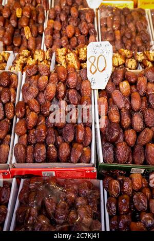 Dates, autosuffisance, nutrition, offre, marché Banque D'Images