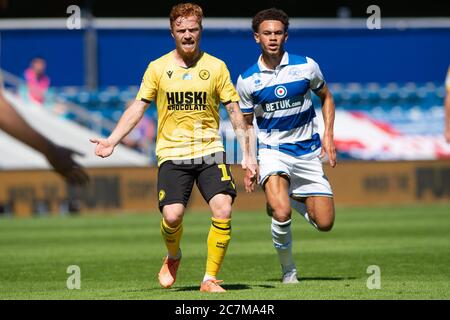 Londres, Royaume-Uni. 18 juillet 2020. Ryan Woods de Millwall lors du match de championnat EFL Sky Bet entre Queens Park Rangers et Millwall au Kiyan Prince Foundation Stadium, Londres, Angleterre, le 18 juillet 2020. Photo de Salvio Calabre. Usage éditorial uniquement, licence requise pour un usage commercial. Aucune utilisation dans les Paris, les jeux ou les publications d'un seul club/ligue/joueur. Crédit : UK Sports pics Ltd/Alay Live News Banque D'Images
