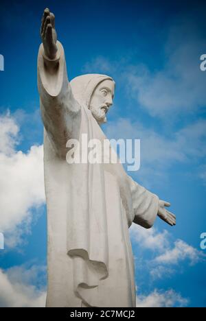 Cristo Blanco Espagnol pour le Christ blanc, Cusco, Pérou, Amérique du Sud Banque D'Images