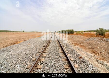 Photo Photo d'un Classic Train Rail Road Banque D'Images