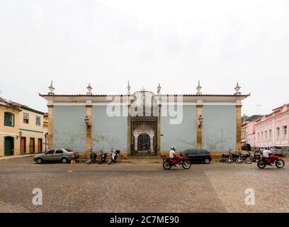 Entrée du cimetière à São João del Rei Banque D'Images