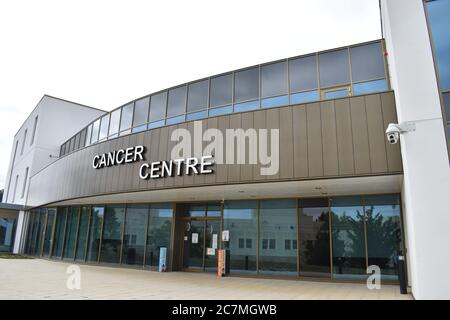 Le Centre de cancérologie de l'hôpital universitaire de Milton Keynes. Banque D'Images